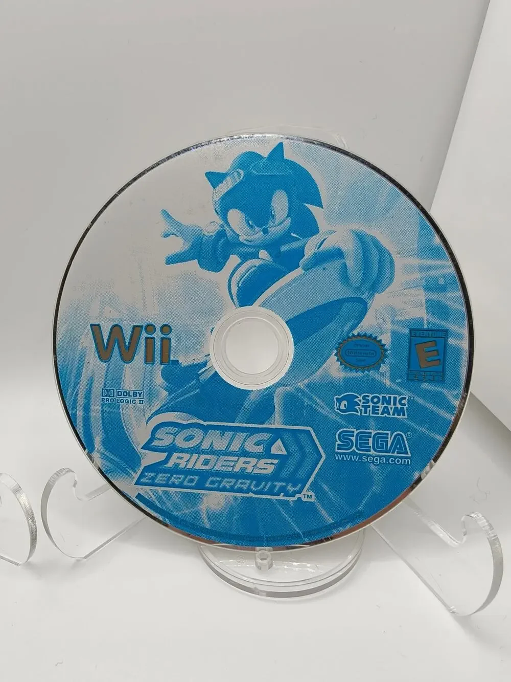 Sonic Riders Zero Gravity (Nintendo Wii) Disc Tested